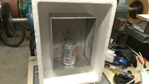 DIY - Peltier Cooler. First test is a success, the can froze.  Next step is to add a temperature controller.