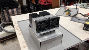 DIY - Peltier Cooler. Complete mechanical assembly.