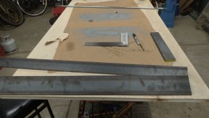 DIY - Sheet Metal Bender. Getting everything ready