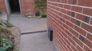 DIY - Conduit Covers. Both conduit covers fitted and installed