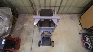 DIY - TIG Welding Cart. Top view of cart.