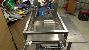 DIY - TIG Welding Cart. Fabrication of steel draw.