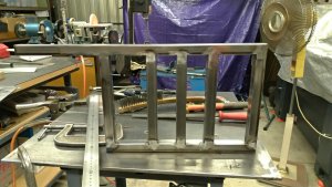 DIY - TIG Welding Cart. Bracket to mount the welding lead holders.
