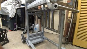 DIY - TIG Welding Cart. Lead holder bracket bolts to the main frame.